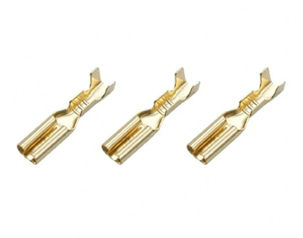 Клемма плоская REXANT 08-0919 (уп 100 шт) гнездо 3.6 мм 0.75-1.5 мм² (РП-м 1.5-(2.8)) [08-0919]