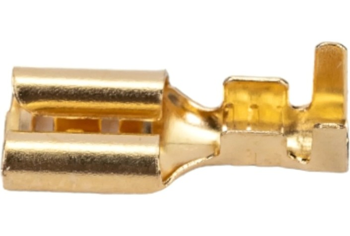 Клемма плоская REXANT 08-0920 (уп 100 шт) гнездо 5,6 мм 0.75-1.5 мм² (РП-м 1.5-(4.8)) [08-0920]