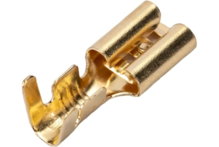 Клемма плоская REXANT 08-0920 (уп 100 шт) гнездо 5,6 мм 0.75-1.5 мм² (РП-м 1.5-(4.8)) [08-0920]