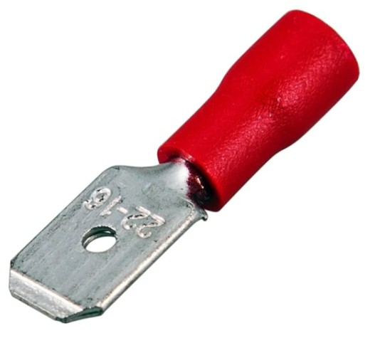 Клемма REXANT 06-0383-A плоская изолированная РПи-п 1.5-(6.3)/РпИп 1,25-6-