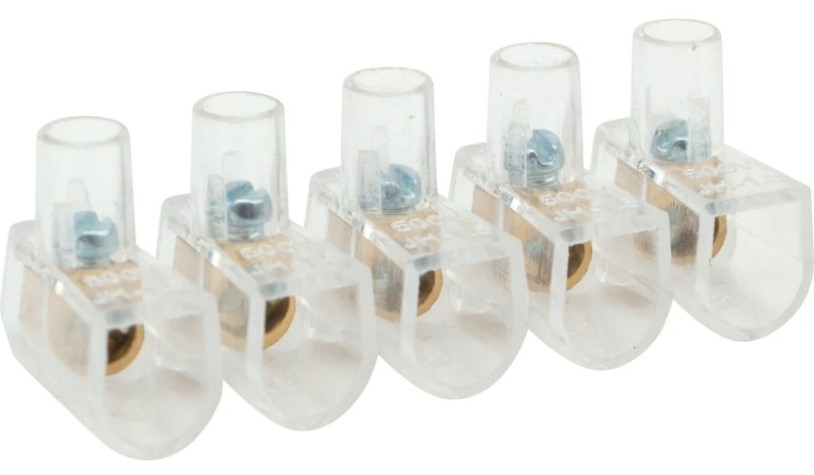 Клемма REXANT 07-5700 (уп. 20 штук)(5х1) концевой зажим винтовой изолированный КЗВИ 1,5 мм² [07-5700]