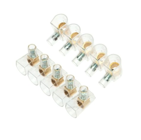 Клемма REXANT 07-5704 (уп. 10 штук)(5х1) концевой зажим винтовой изолированный КЗВИ 10 мм² [07-5704]