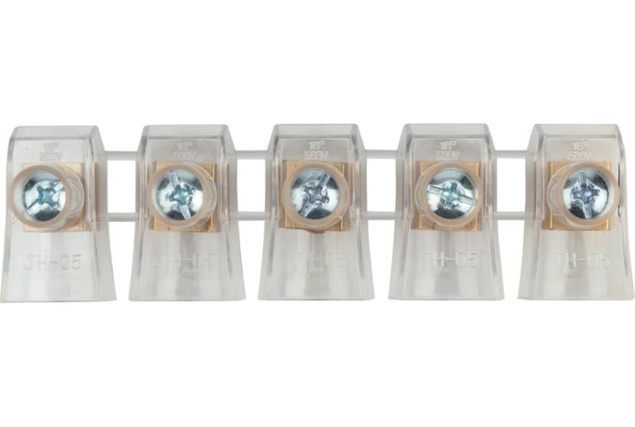 Клемма REXANT 07-5705 (уп. 10 штук)(5х1) концевой зажим винтовой изолированный КЗВИ 16 мм² [07-5705]