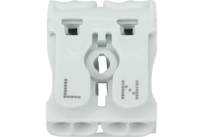 Клемма REXANT 07-6214-1 (уп 100 шт) пружинная соединительная КСП 2-полюсная с монтажно [07-6214-1]