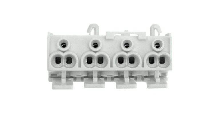 Клемма REXANT 07-6216 (уп. 50 штук) пружинная соединительная КСП 4-полюсная [07-6216]