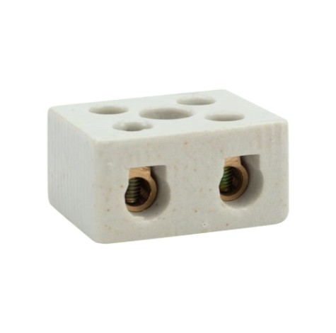 Клемма REXANT 07-6224 керамическая винтовая КВ 16 мм² 2 пары контактов с