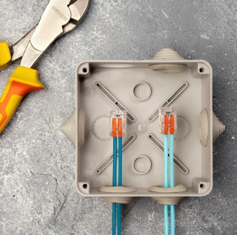 Клемма REXANT СМК 221-412 универсальная компактная 2-проводная до 4,0 мм² 5 [07-5206]