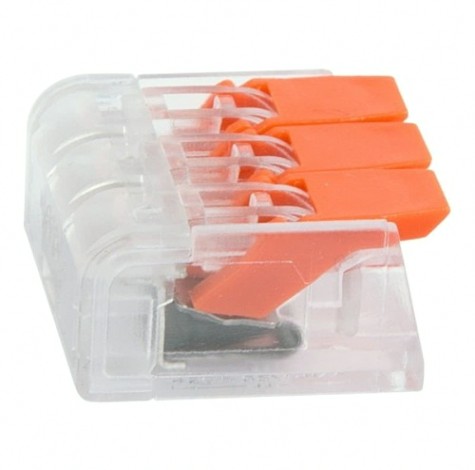 Клемма REXANT СМК 221-413 универсальная компактная 3-проводная до 4,0 мм² 5 [07-5207]