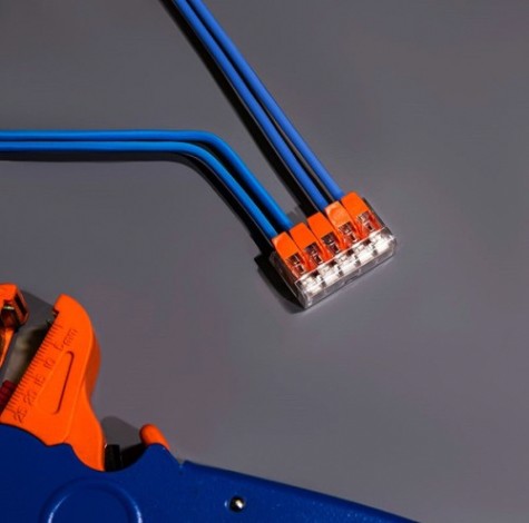 Клемма REXANT СМК 221-415 универсальная компактная 5-прoводная до 4,0 мм² 5 [07-5210]