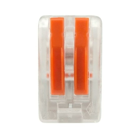 Клемма REXANT СМК 222-412 универсальная 2-проводная прозрачная 0,08-2,5/4 мм [07-5252-1]