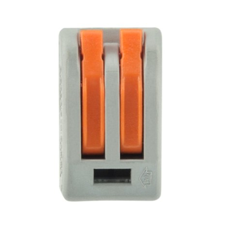 Клемма REXANT СМК 222-412 универсальная 2-проводная серая 0,08-2,5/4 мм² (20 [07-5252-4-20]