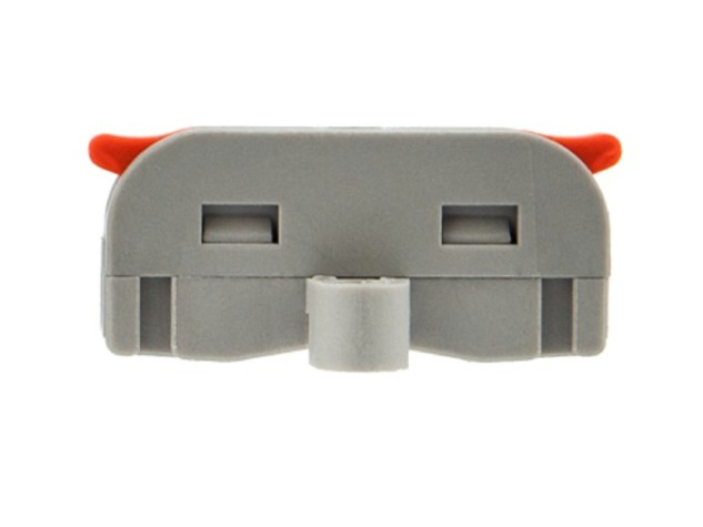 Клемма REXANT СМК 222-421P проходная 1 полюс, с монтажной площадкой (0,08-4 м [07-6261]