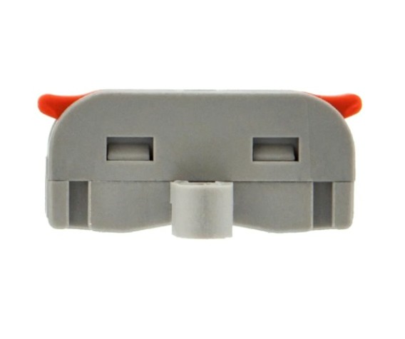 Клемма REXANT СМК 222-421P проходная 1 полюс, с монтажной площадкой (0,08-4 м [07-6261-05]