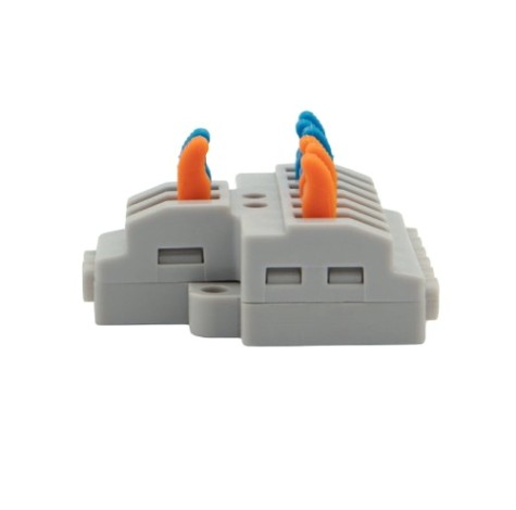 Клемма REXANT СМК 2x3 (уп. 50 штук) проходная разветвительная 2 полюса, с монтажной пл [07-5234]