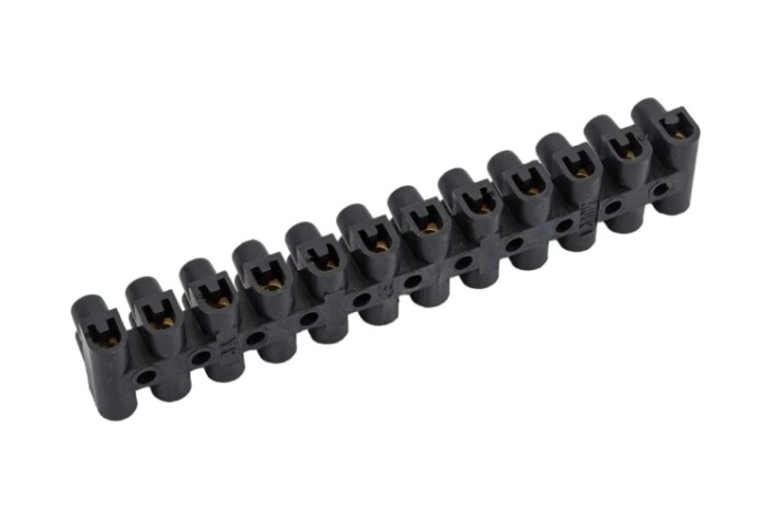 Клеммная колодка Proconnect 07-5004-2-9 КВ-4 3А 4мм pp(полипропилен) черная