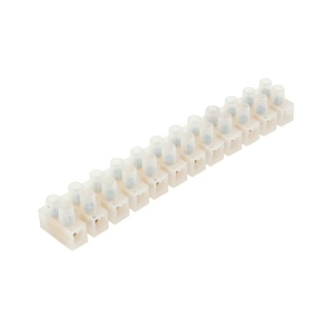 Клеммная колодка REXANT 07-5012 (уп. 10 штук) винтовая КВ-12 (4-12 мм²), ток 16А, белая (ЗВИ) [07-5012]