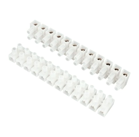 Клеммная колодка REXANT 07-5035 (уп. 10 штук) винтовая КВ-35 (10-35 мм²), ток 80А, белая (ЗВИ) [07-5035]