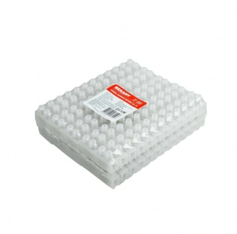 Клеммная колодка REXANT 07-5040 (уп. 10 штук) винтовая КВ-40 (25-40 мм²), ток 100А, белая (ЗВИ) [07-5040]