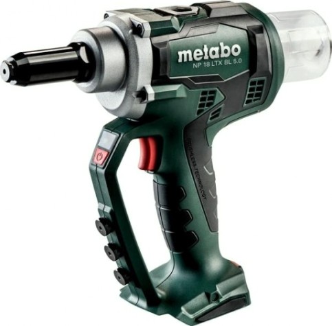 Клепальник аккумуляторный METABO NP 18 LTX BL 5.0  бесщеточный, без АКБ и ЗУ, Metaloc [619002840]