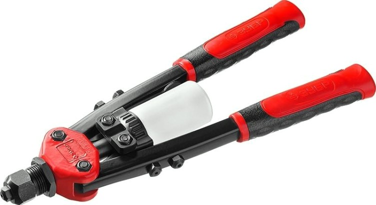 Клепальник двуручный ЗУБР "МХ500" для заклепок d=2,4-4,8 мм из алюминия, стали, нерж [31032_z01]