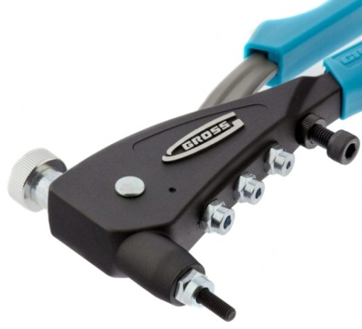Клепальник GROSS 40410 ручной, для резьбовых заклепок