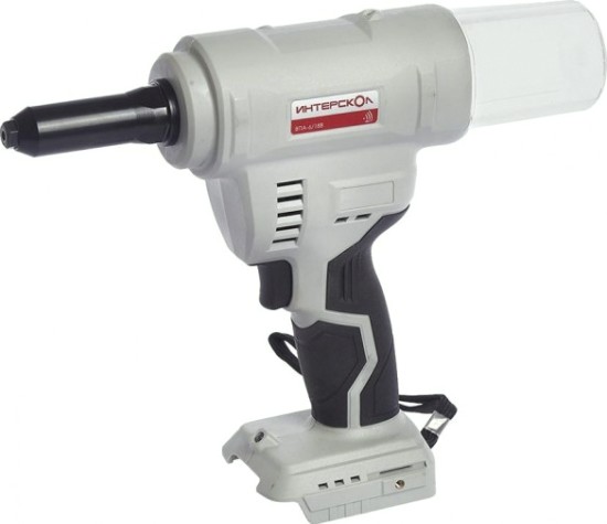 Клепальник ИНТЕРСКОЛ ВПА-6/18В без АКБ и ЗУ аккумуляторный [646.1.0.70]