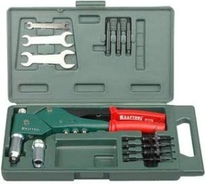 Клепальник KRAFTOOL "Combo3-M6" поворотный 0-360°, в кейсе 31178, резьбовые м3-м6, [31178_z01]