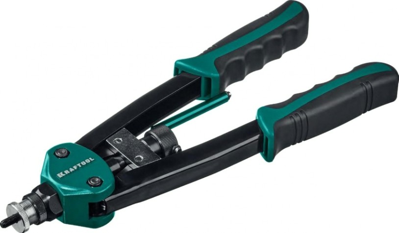 Клепальник KRAFTOOL NUT-12 резьбовой двуручный в кейсе, резьбовые м3-м12 алюм [31183]