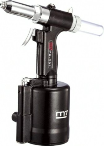 Клепальник пневматический MIGHTY SEVEN PA-201 для диаметром 2,4 до 6,4 мм