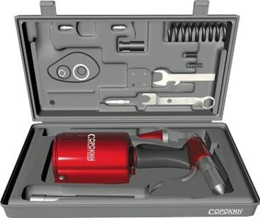 Клепальник пневматический СОРОКИН 2.35 в кейсе
