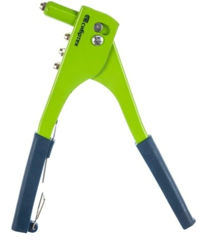 Клепальник СИБРТЕХ 260 мм заклепочник заклепки 2,4-3,2-4,0-4,8 мм// [40541]