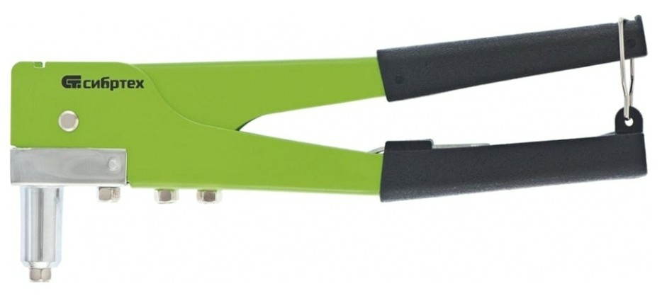 Клепальник СИБРТЕХ 270 мм заклепочник переставной 0-90 градусов, заклепки 2, [40543]