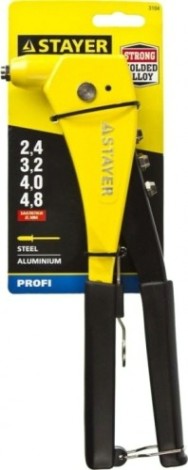 Клепальник STAYER RX600 profix 3104, литой корпус, для d=2,4-4,8 мм-алюмин [3104_z01]
