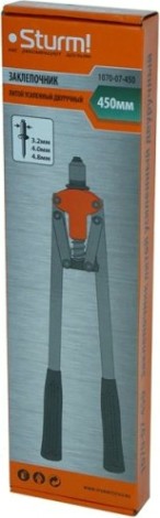 Клепальник Sturm 1070-07-450 усиленный, двуручный 450мм Клепальник Sturm 1070-07-450 усиленный, двуручный 450мм