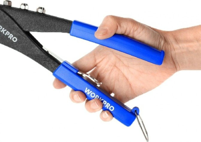 Клепальник WORKPRO WP225006 ручной 250мм алюминиевый