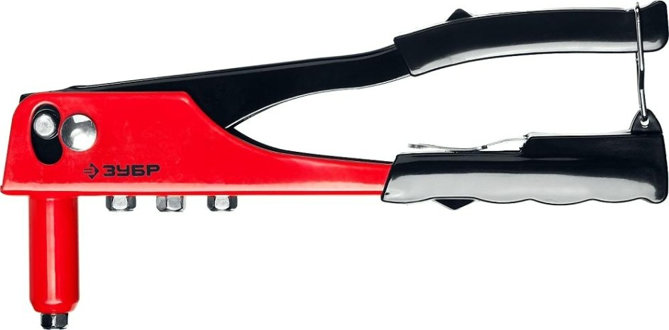 Клепальник ЗУБР МАСТЕР М-100 31050, для алюминиевых 2.4-4.8 мм, cтальной корпус [31050_z01]