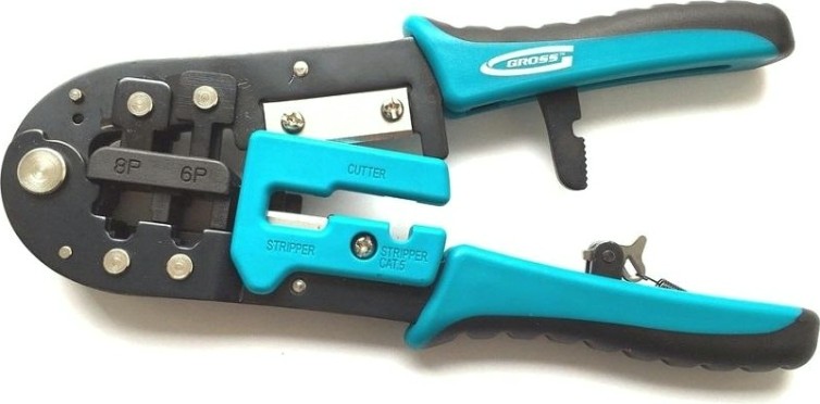 Клещи для опрессовки кабельных наконечников GROSS 17719