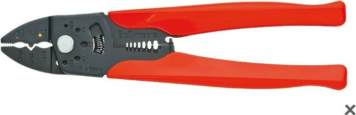 Клещи для опрессовки кабельных наконечников KNIPEX 9732225 [KN-9732225]