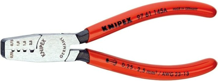 Клещи для опрессовки кабельных наконечников KNIPEX 9761145A [KN-9761145A]