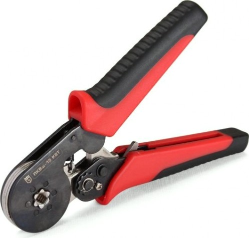 Клещи для опрессовки кабельных наконечников КВТ ПКВш-10 [77669]