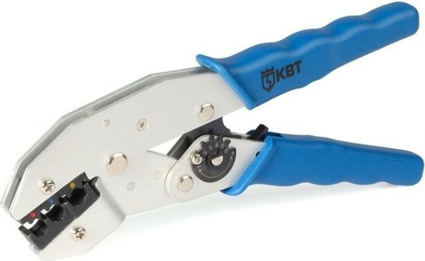 Клещи для опрессовки кабельных наконечников КВТ СТА-11 [74853]