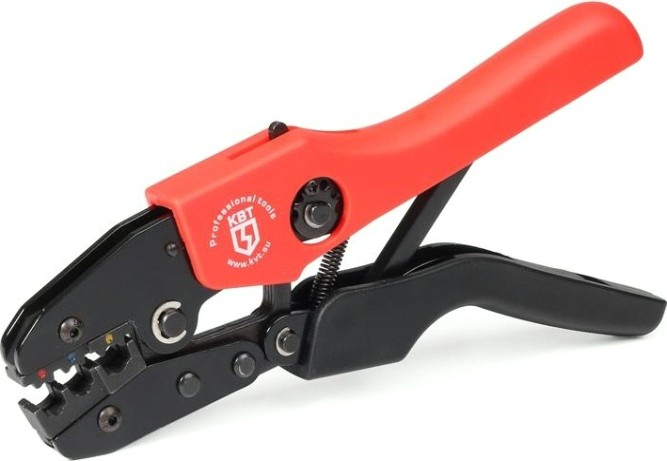 Клещи для опрессовки кабельных наконечников КВТ СТК-01 [56538]