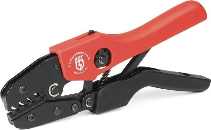 Клещи для опрессовки кабельных наконечников КВТ СТК-04 [56541]