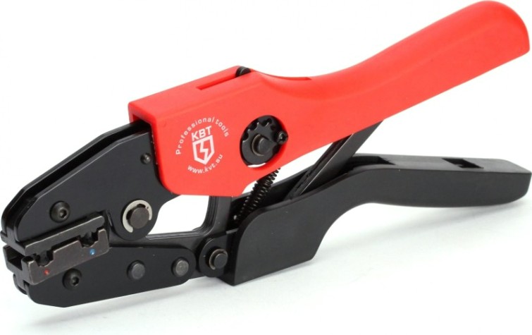 Клещи для опрессовки кабельных наконечников КВТ СТК-09 [58773]