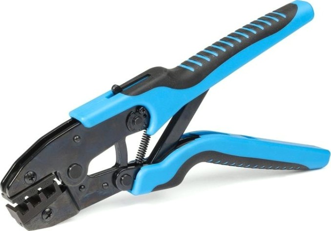 Клещи для опрессовки кабельных наконечников КВТ СТВ-03 [55912]