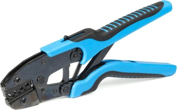 Клещи для опрессовки кабельных наконечников КВТ СТВ-04 [55913]