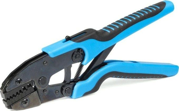 Клещи для опрессовки кабельных наконечников КВТ СТВ-06 [66682]