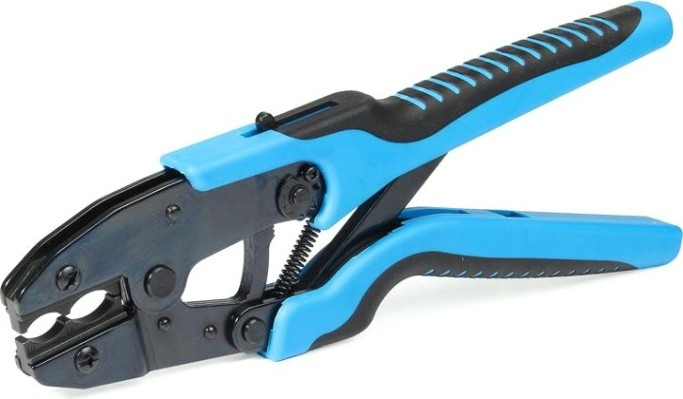 Клещи для опрессовки кабельных наконечников КВТ СТВ-07 [66260]