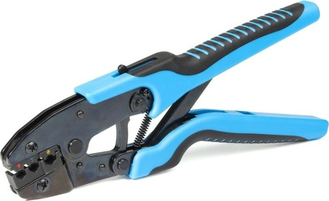 Клещи для опрессовки кабельных наконечников КВТ СТВ-12 [64713]