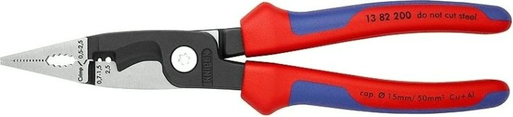 Клещи электромонтажные KNIPEX 1382200SB 200 мм [KN-1382200SB]